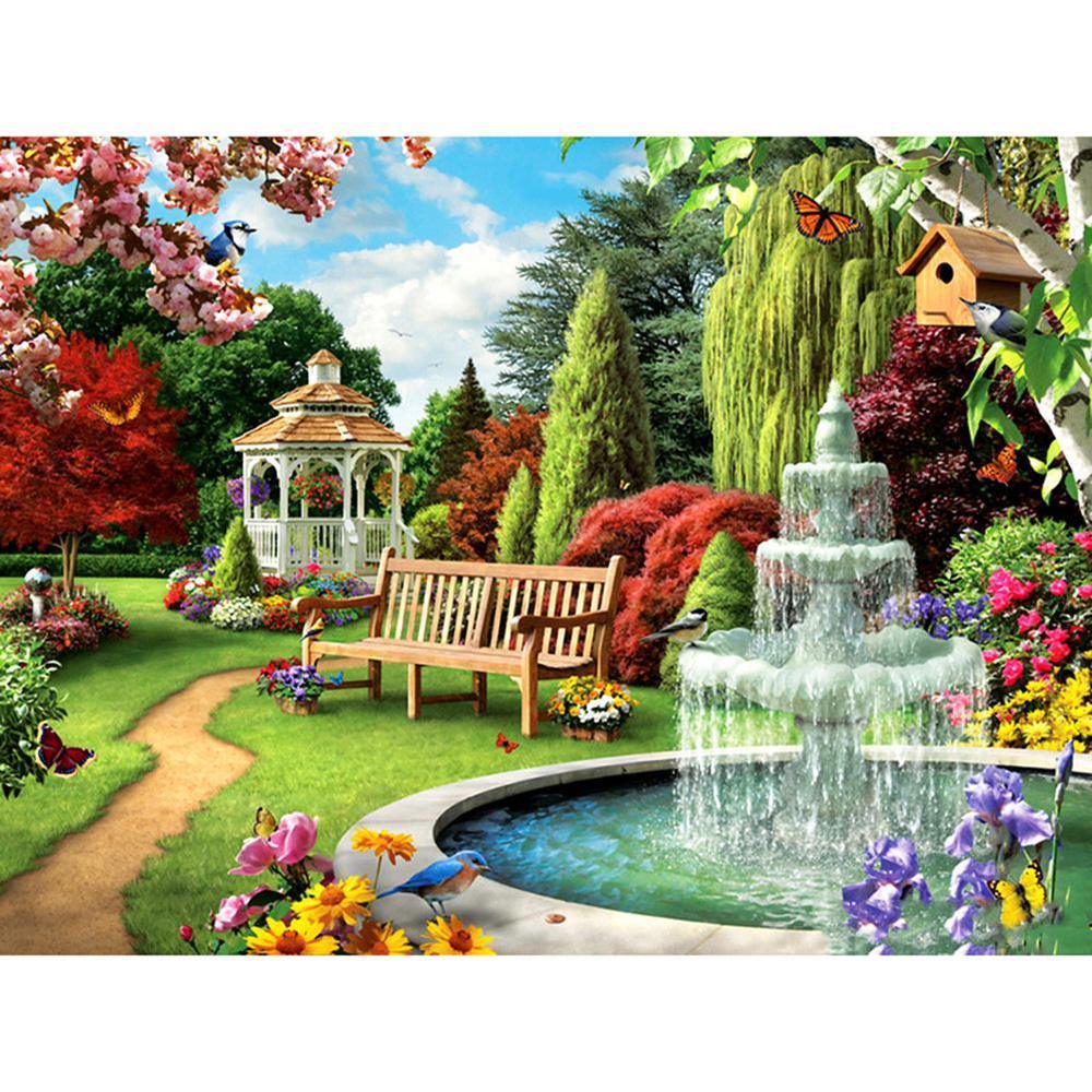 Free Courtyard - MyCraftsGfit - Free 5D Diamond Painting