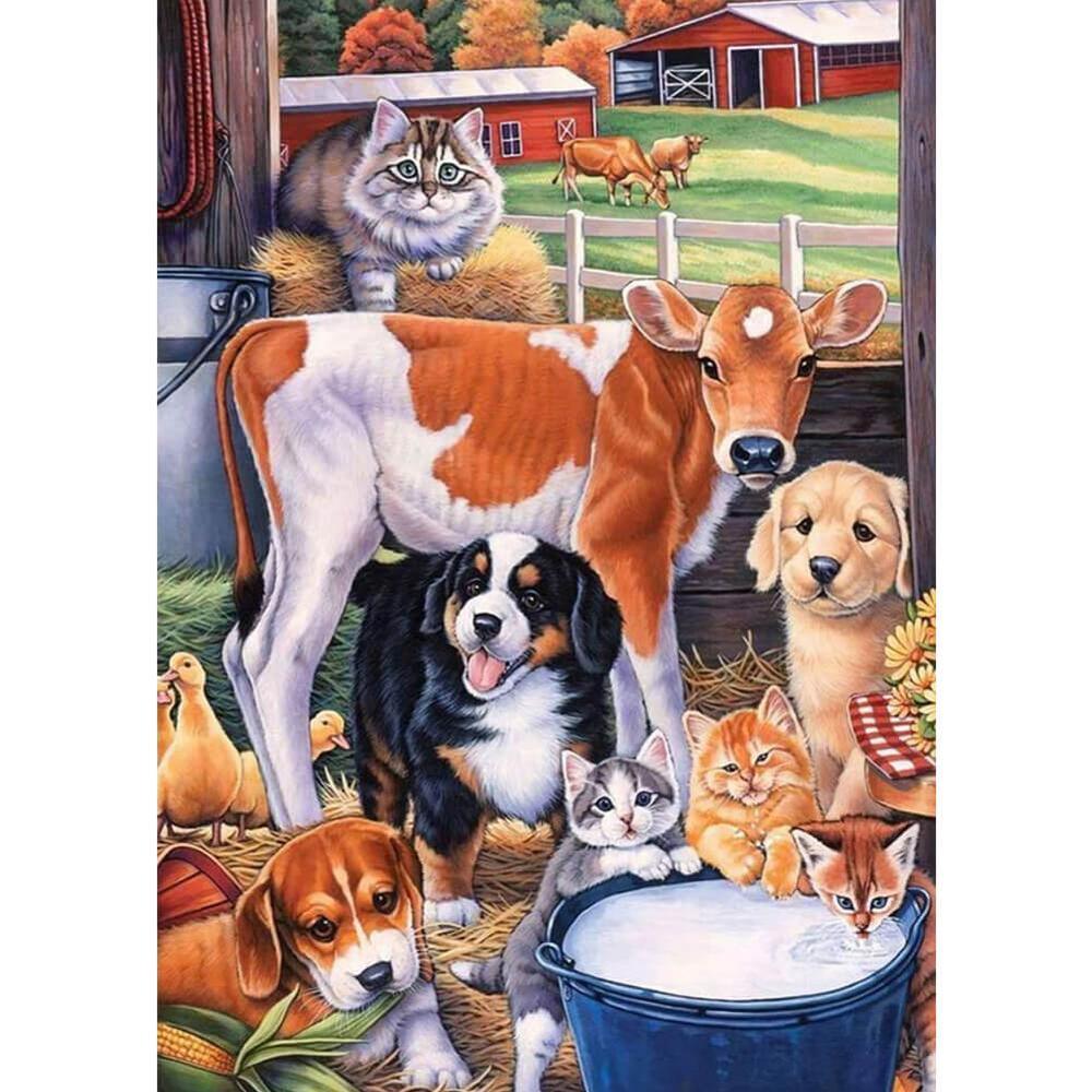 Free Cute Animals - MyCraftsGfit - Free 5D Diamond Painting