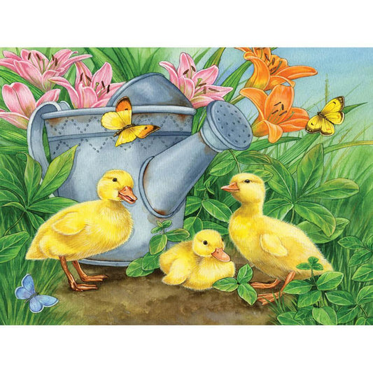 Cute Duck Free 5D Diamond Painting Kits MyCraftsGfit - Free 5D Diamond Painting mycraftsgift.com