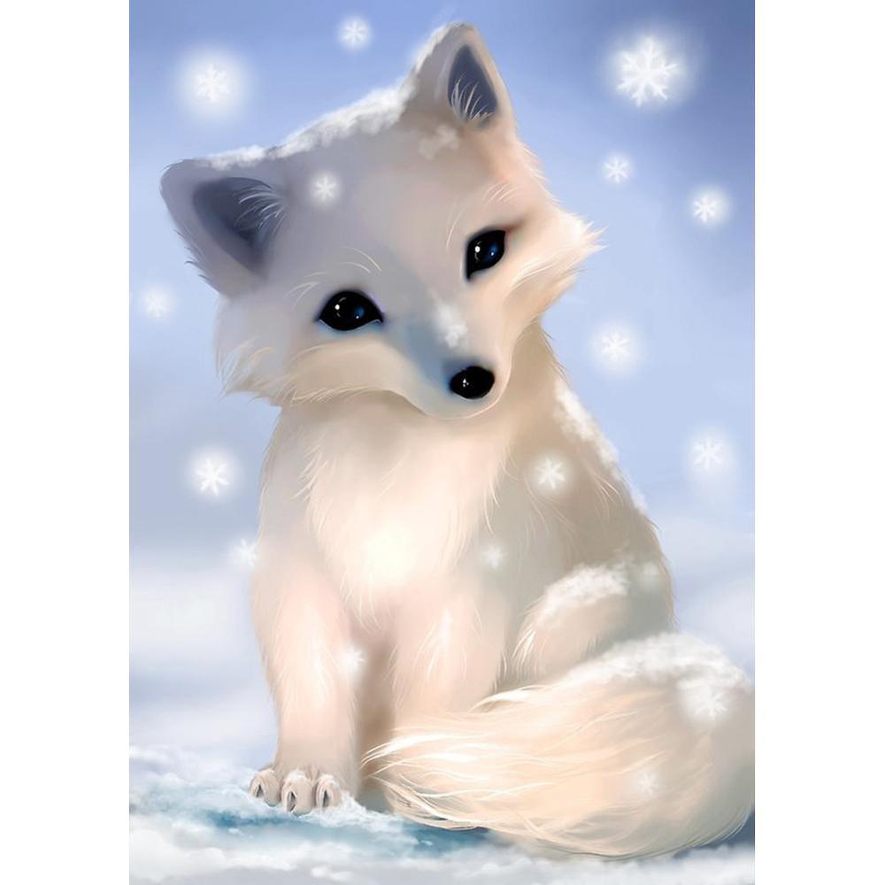 Free Cute Fox - MyCraftsGfit - Free 5D Diamond Painting