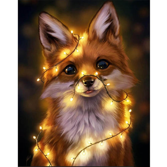 Free Cute Fox - MyCraftsGfit - Free 5D Diamond Painting