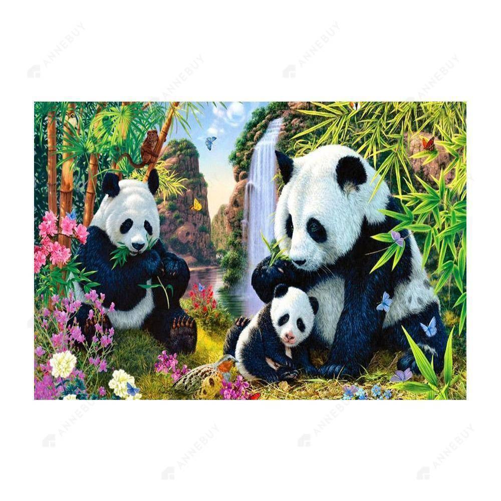 Free Cute Panda - MyCraftsGfit - Free 5D Diamond Painting