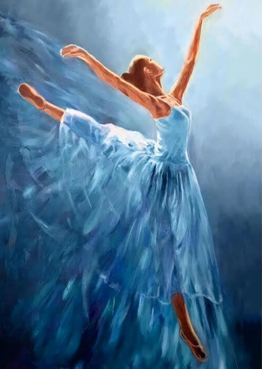 Free Dancing Girl - MyCraftsGfit - Free 5D Diamond Painting