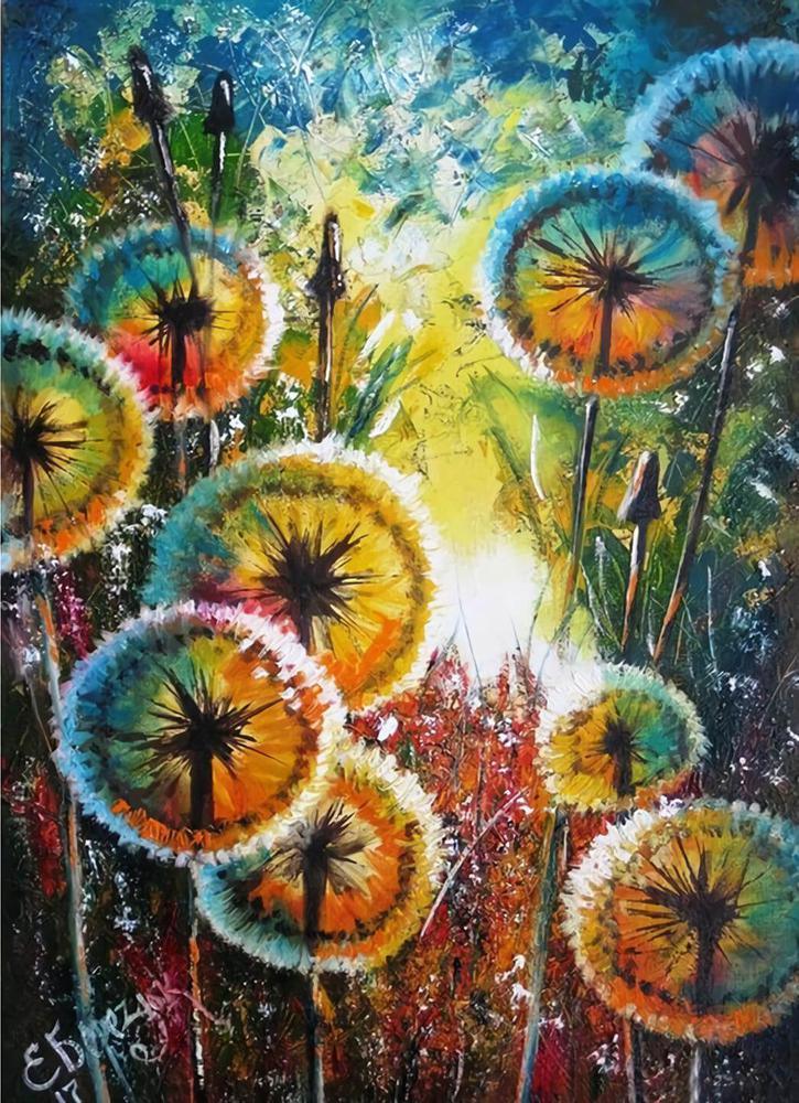 Free Dandelion - MyCraftsGfit - Free 5D Diamond Painting