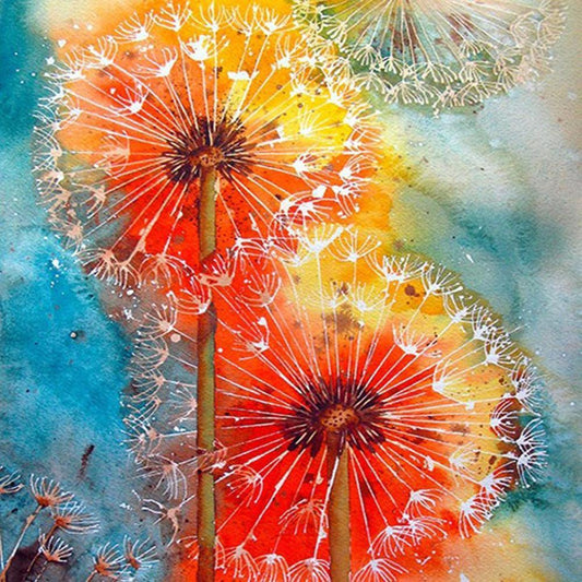 Free Dandelion - MyCraftsGfit - Free 5D Diamond Painting