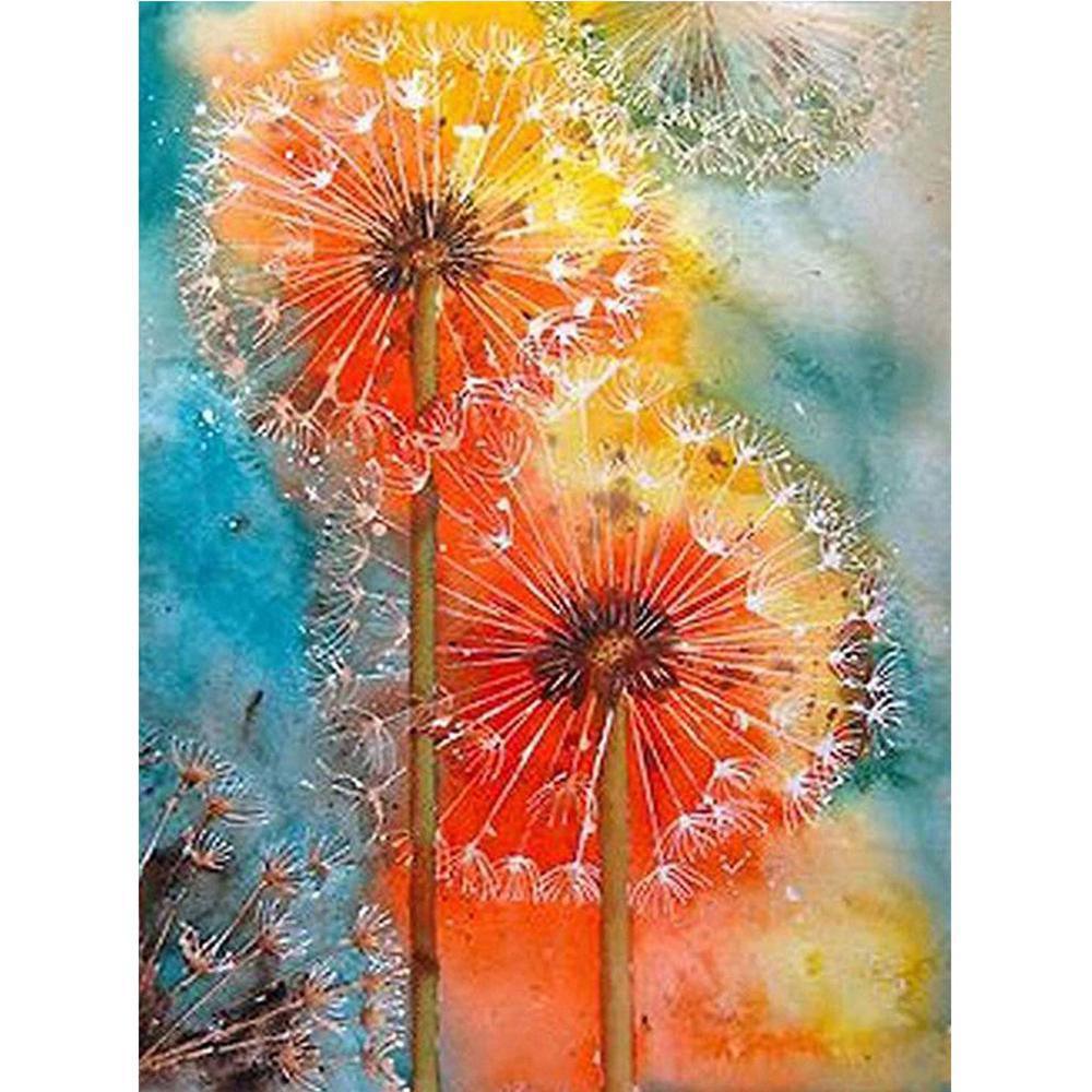 Dandelion Free 5D Diamond Painting Kits MyCraftsGfit - Free 5D Diamond Painting mycraftsgift.com