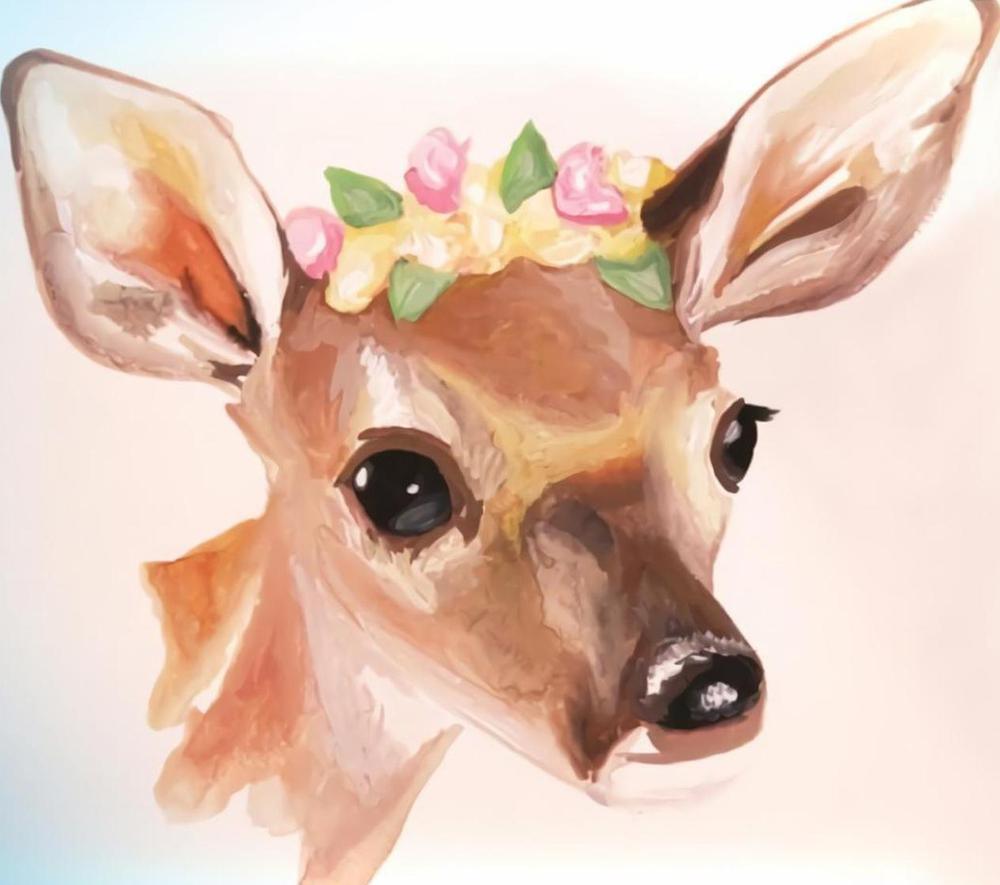 Free Deer - MyCraftsGfit - Free 5D Diamond Painting