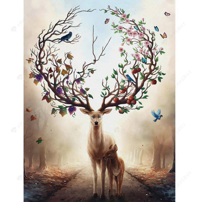 Free Deer - MyCraftsGfit - Free 5D Diamond Painting