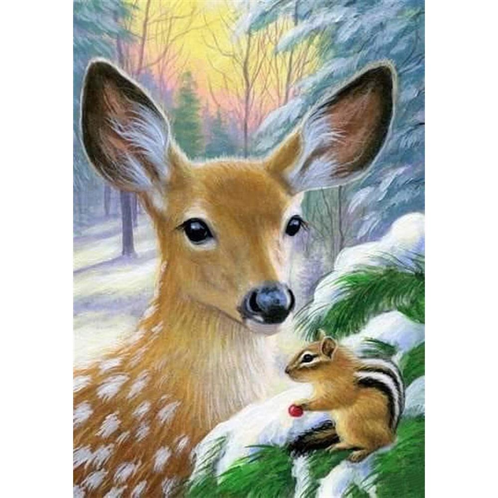 Free Deer - MyCraftsGfit - Free 5D Diamond Painting