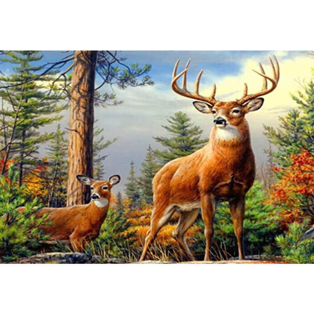 Free Deer - MyCraftsGfit - Free 5D Diamond Painting