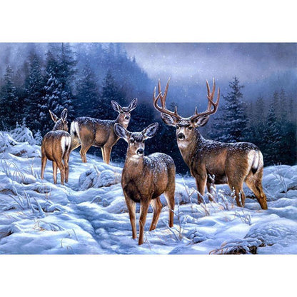 Free Deer - MyCraftsGfit - Free 5D Diamond Painting