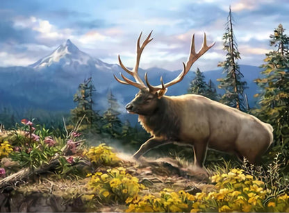 Deer - MyCraftsGfit - Free 5D Diamond Painting