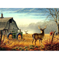 Deer in Field - MyCraftsGfit - Free 5D Diamond Painting