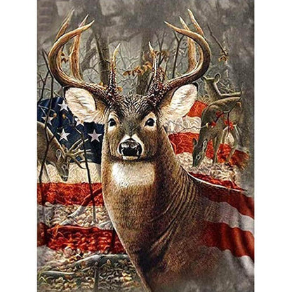 Deer's World Free 5D Diamond Painting Kits MyCraftsGfit - Free 5D Diamond Painting mycraftsgift.com