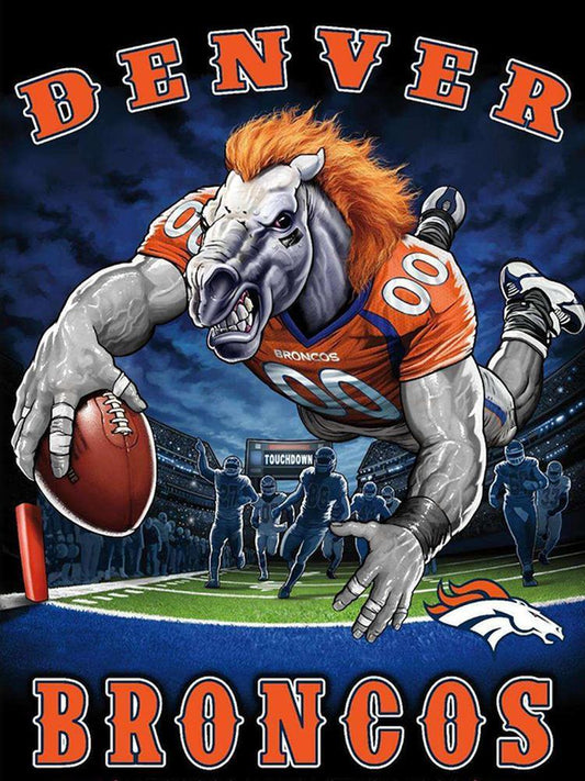 Denver Broncos 5D Diamond Painting Kits MyCraftsGfit - Free 5D Diamond Painting mycraftsgift.com