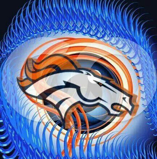 Denver Broncos 5D Diamond Painting Kits MyCraftsGfit - Free 5D Diamond Painting mycraftsgift.com