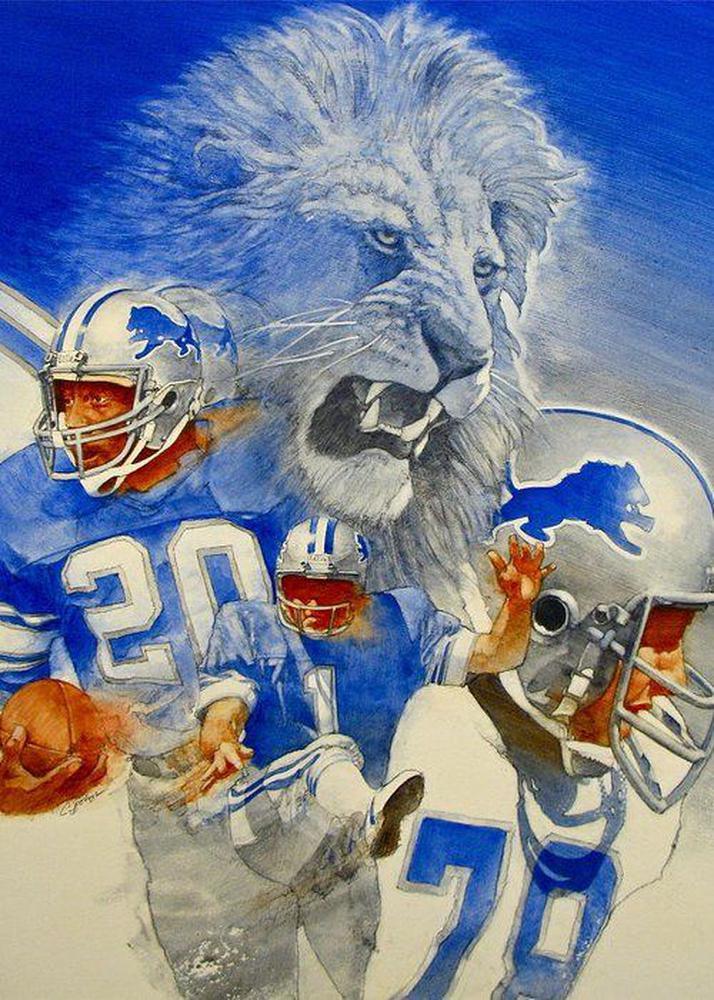 Free Detroit Lions - MyCraftsGfit - Free 5D Diamond Painting