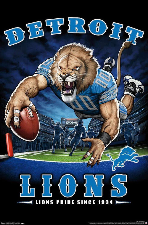 Free Detroit Lions - MyCraftsGfit - Free 5D Diamond Painting