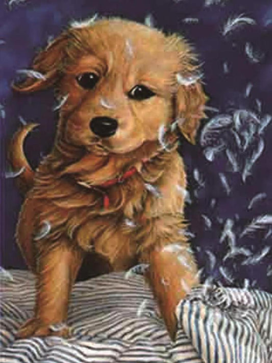 Free Dog - MyCraftsGfit - Free 5D Diamond Painting