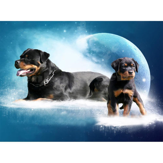 Dog Free 5D Diamond Painting Kits MyCraftsGfit - Free 5D Diamond Painting mycraftsgift.com