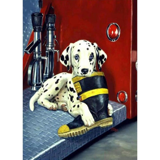 Dog - MyCraftsGfit - Free 5D Diamond Painting