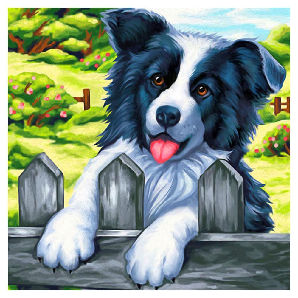 Dog - MyCraftsGfit - Free 5D Diamond Painting