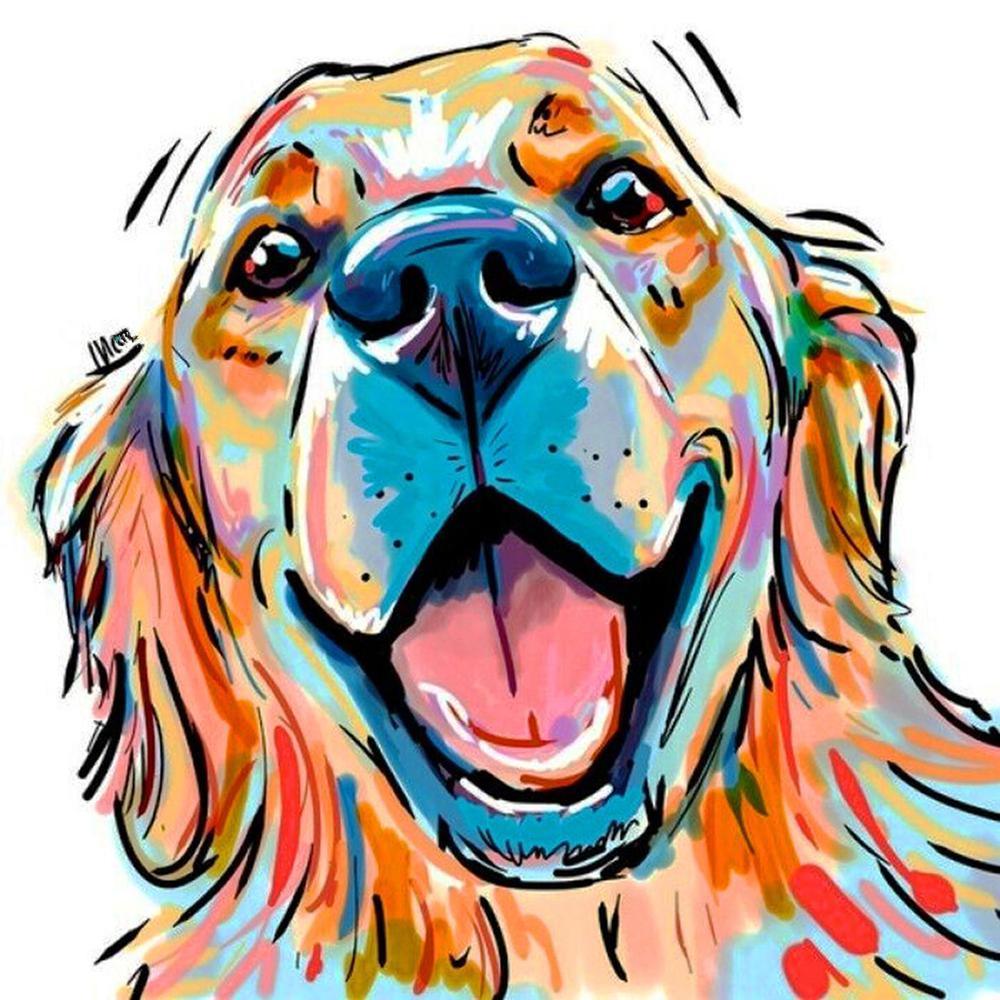 Free Dog - MyCraftsGfit - Free 5D Diamond Painting