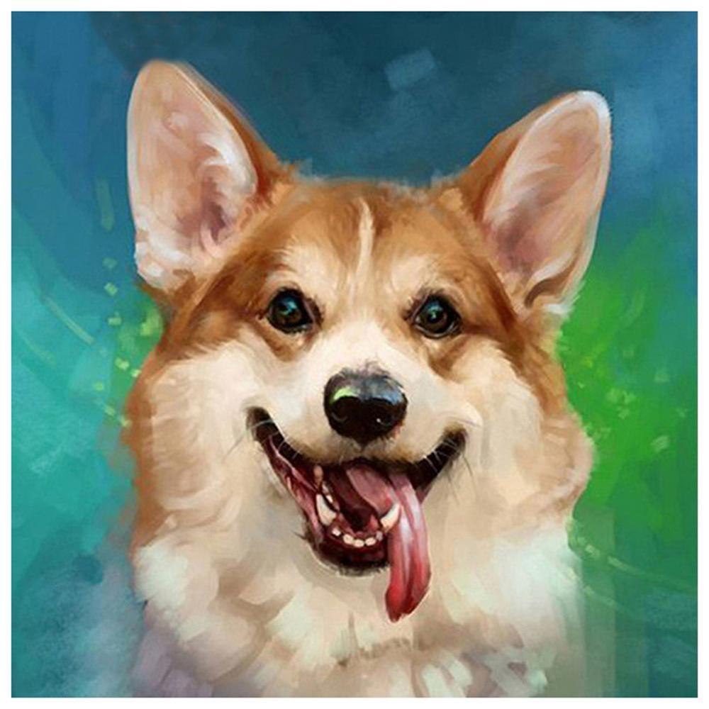 Dog - MyCraftsGfit - Free 5D Diamond Painting