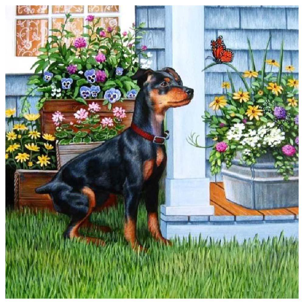 Free Dog - MyCraftsGfit - Free 5D Diamond Painting