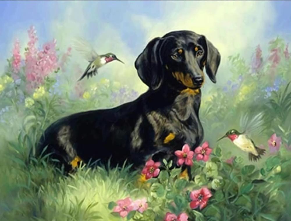 Free Dog - MyCraftsGfit - Free 5D Diamond Painting