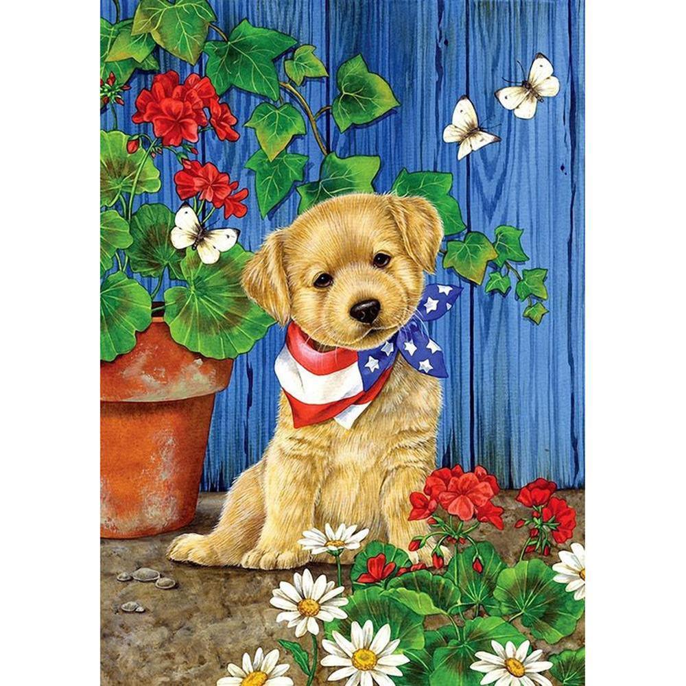 Free Dog - MyCraftsGfit - Free 5D Diamond Painting