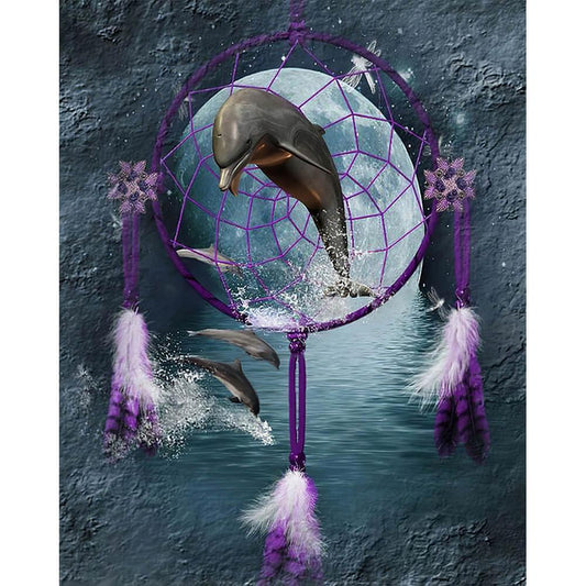 Free Dolphin - MyCraftsGfit - Free 5D Diamond Painting