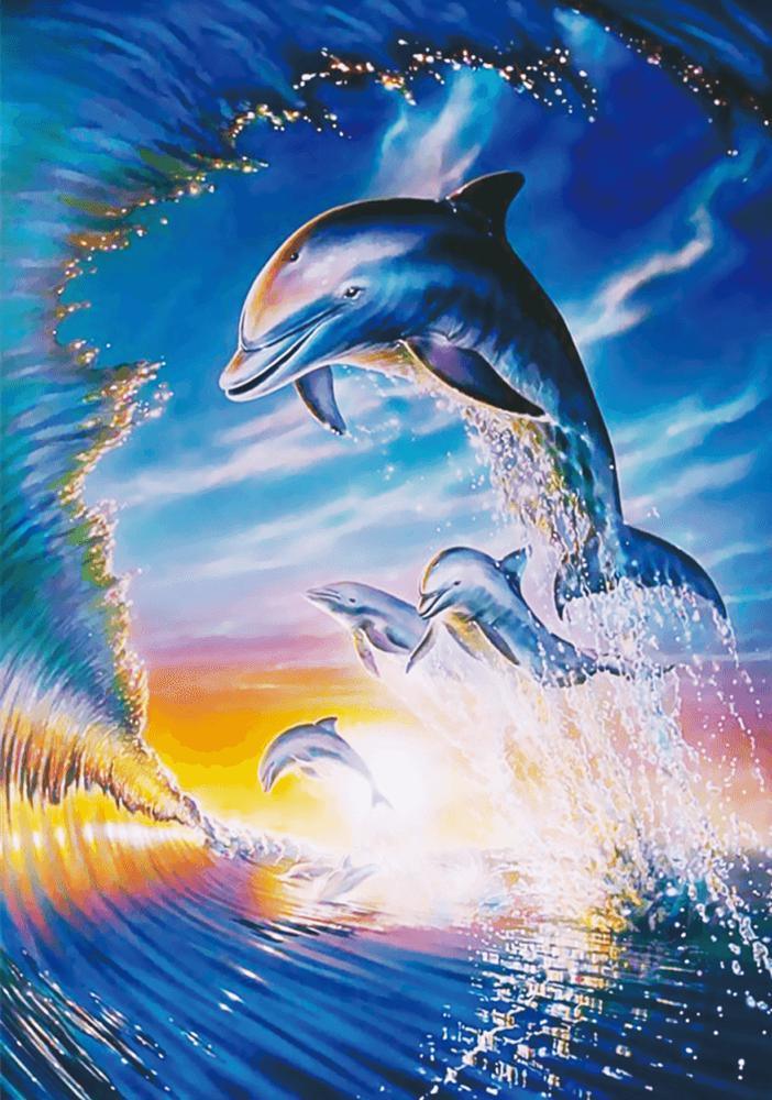 Free Dolphin - MyCraftsGfit - Free 5D Diamond Painting