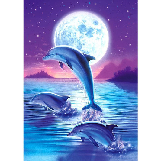 Dolphin - MyCraftsGfit - Free 5D Diamond Painting