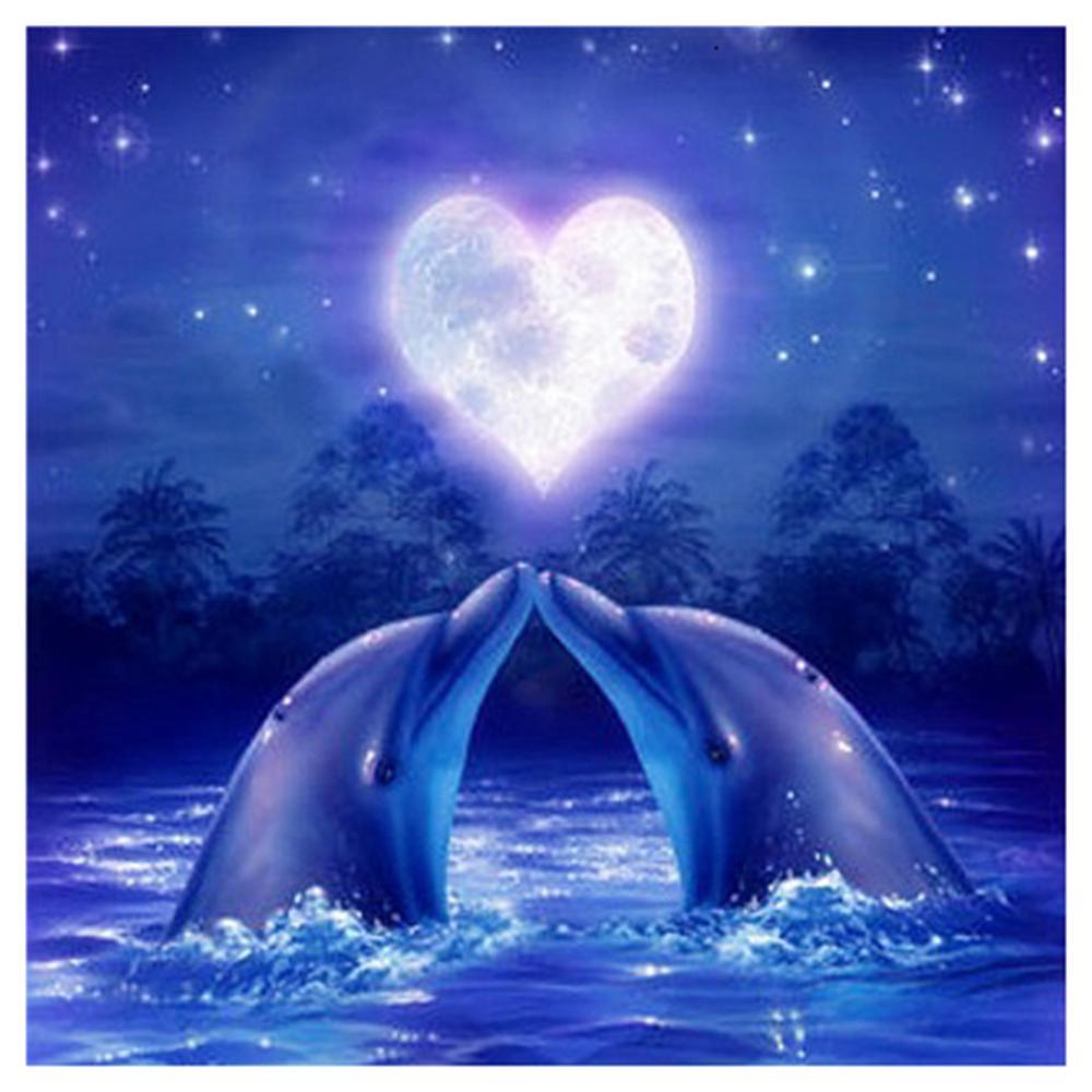 Free Dolphin - MyCraftsGfit - Free 5D Diamond Painting