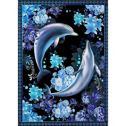 Free Dolphin - MyCraftsGfit - Free 5D Diamond Painting