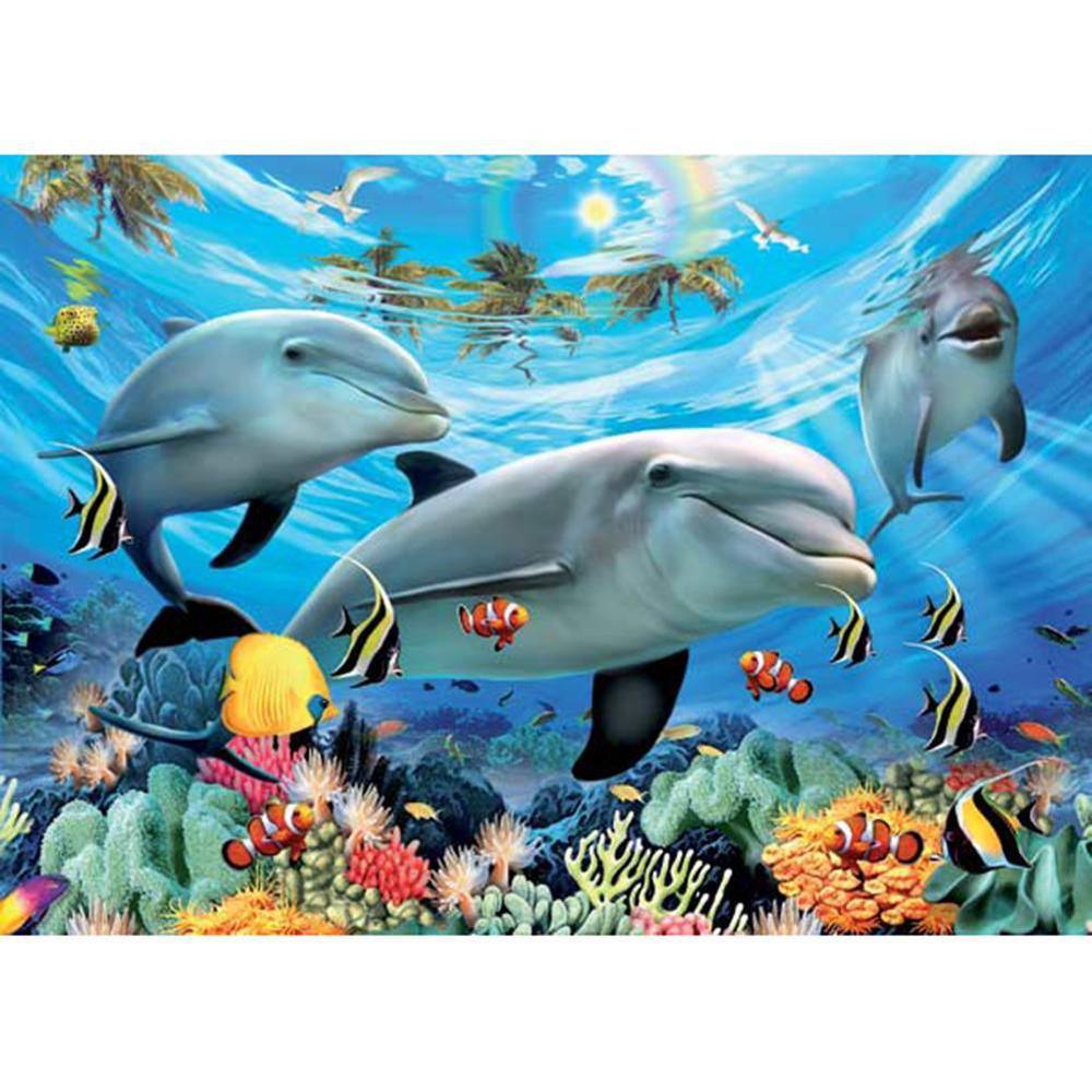 Free Dolphin - MyCraftsGfit - Free 5D Diamond Painting