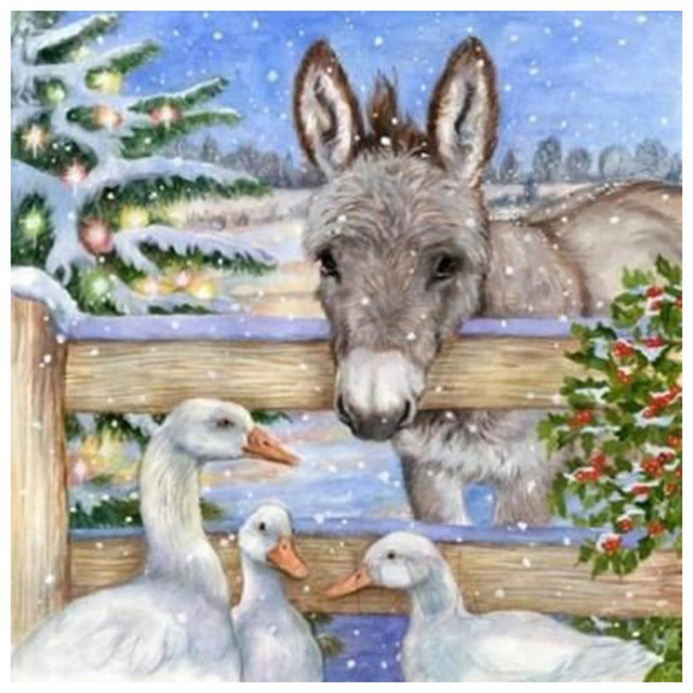 Free Donkey - MyCraftsGfit - Free 5D Diamond Painting