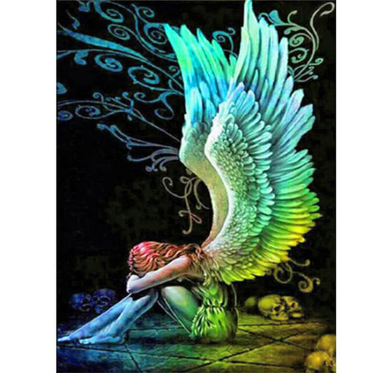 Free Dril  Crying Angel - MyCraftsGfit - Free 5D Diamond Painting