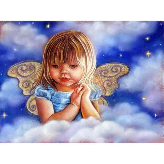 Free Dril Little Angel - MyCraftsGfit - Free 5D Diamond Painting