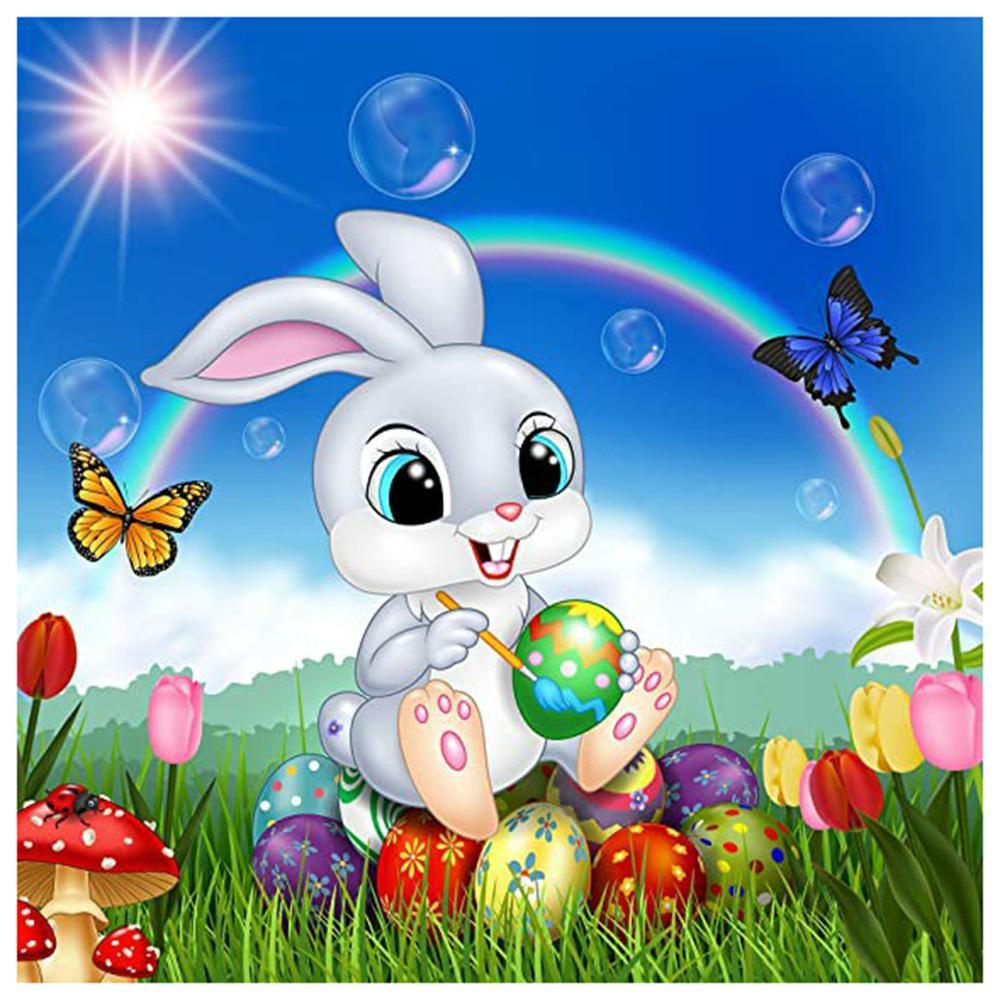 Free Easter Bunny - MyCraftsGfit - Free 5D Diamond Painting