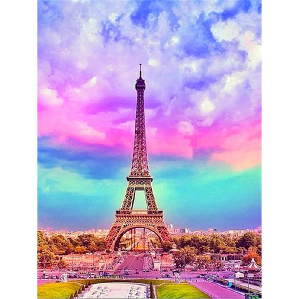 Free Eiffel Tower - MyCraftsGfit - Free 5D Diamond Painting