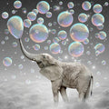 Free Elephant Bubbling - MyCraftsGfit - Free 5D Diamond Painting