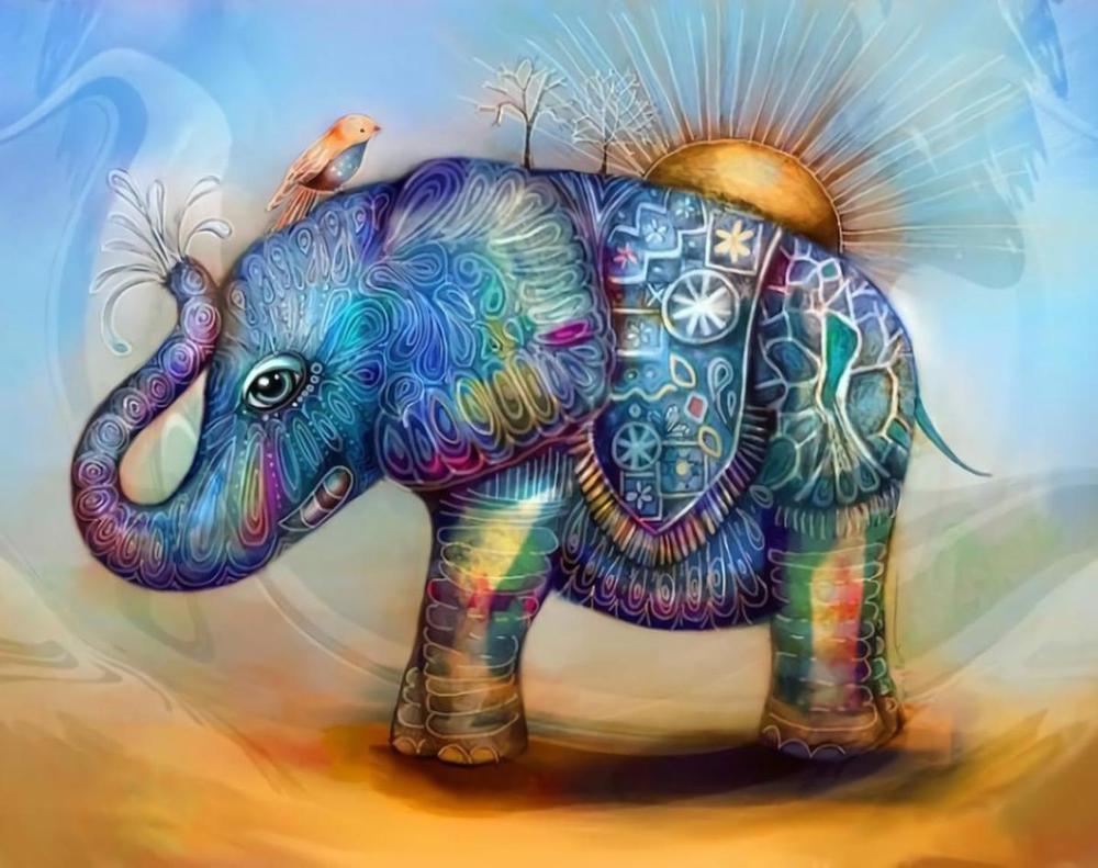 Elephant - MyCraftsGfit - Free 5D Diamond Painting