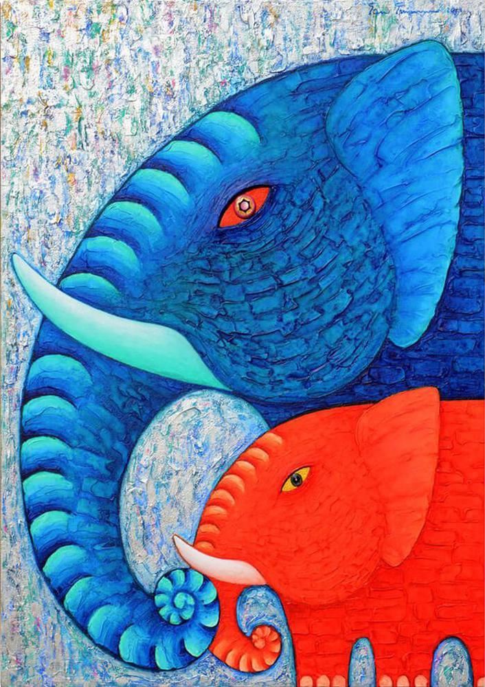 Elephant - MyCraftsGfit - Free 5D Diamond Painting