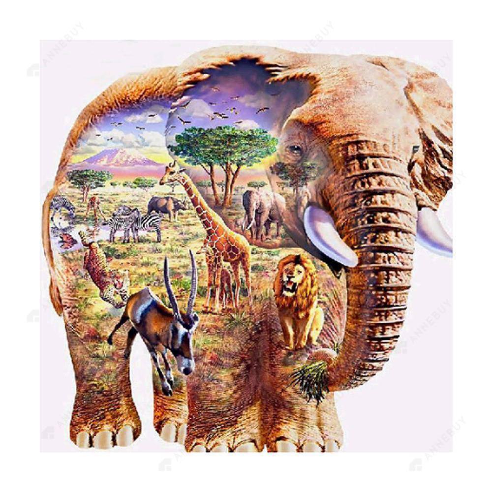 Free Elephant - MyCraftsGfit - Free 5D Diamond Painting