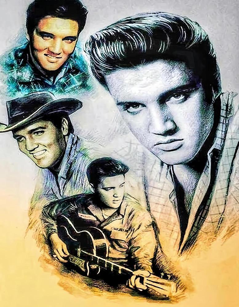 Elvis Presley Free 5D Diamond Painting Kits MyCraftsGfit - Free 5D Diamond Painting mycraftsgift.com