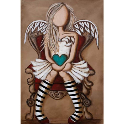 Free Faceless Angel - MyCraftsGfit - Free 5D Diamond Painting