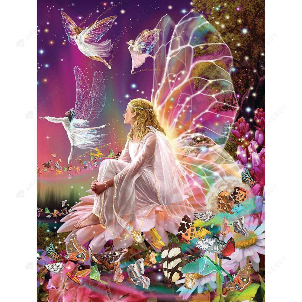 Free Fairy Butterfly - MyCraftsGfit - Free 5D Diamond Painting