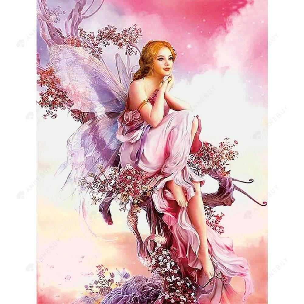 Free Fairy Butterfly - MyCraftsGfit - Free 5D Diamond Painting